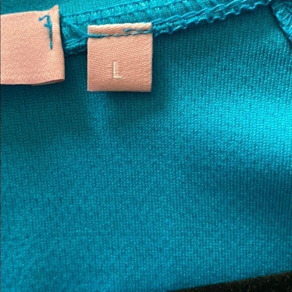 X Regna teal zippered athletic wear jacket top L - Picture 7 of 8